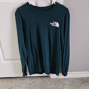 The North Face Dark Green Long Sleeve Tee